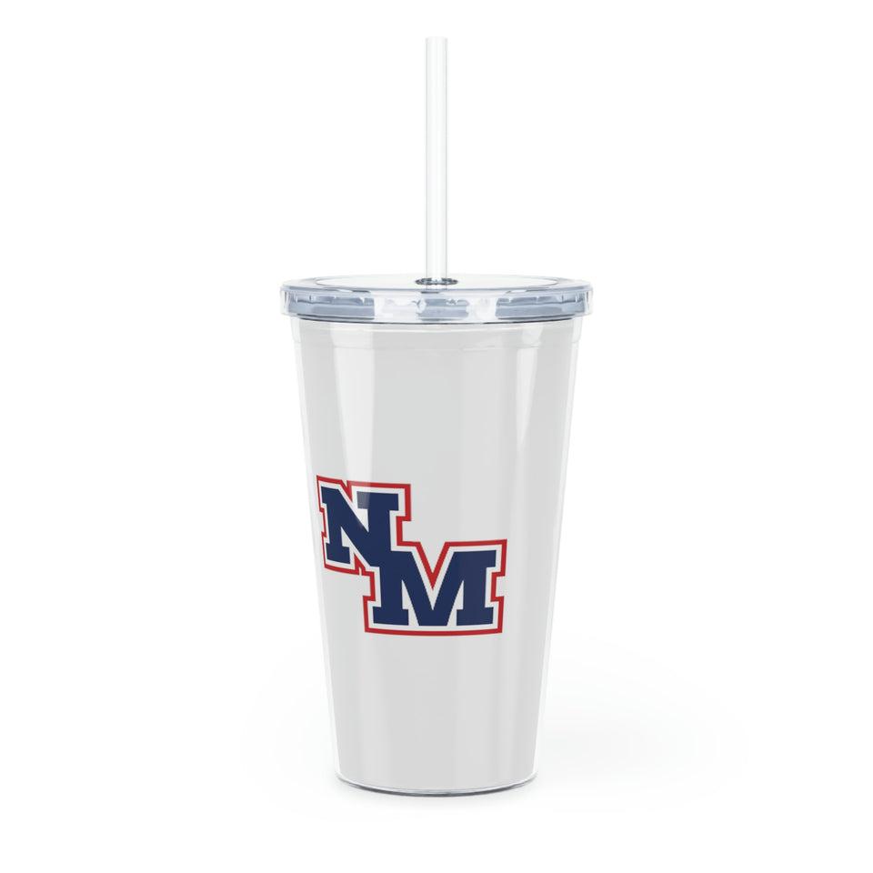 North Meck Plastic Tumbler with Straw