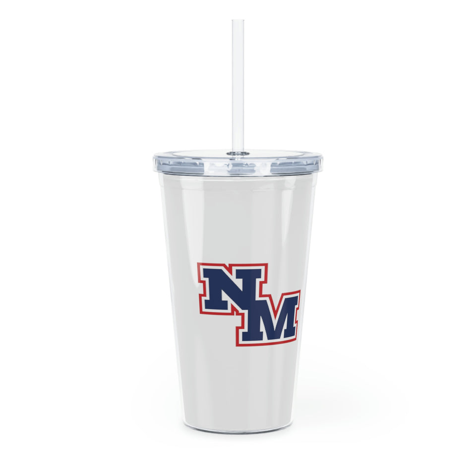 North Meck Plastic Tumbler with Straw