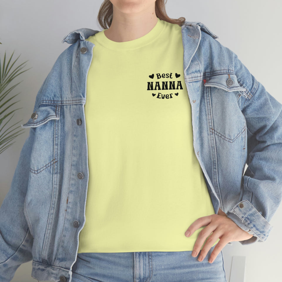 Best Nanna Ever Unisex Heavy Cotton Tee