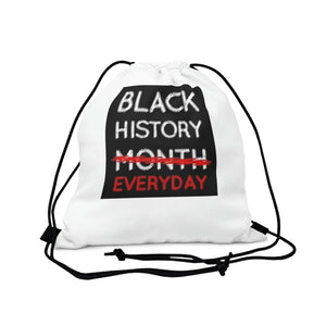 Black History Everyday Outdoor Drawstring Bag