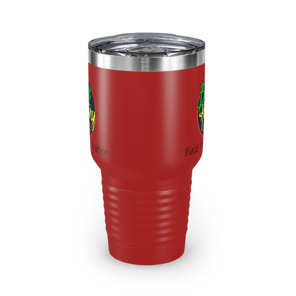 Black Firemen Matter Ringneck Tumbler, 30oz