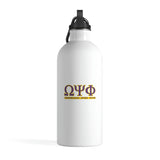 Omega Psi Phi Stainless Steel Water Bottle
