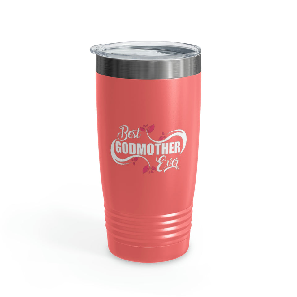 Best Godmother Ever Ringneck Tumbler, 20oz