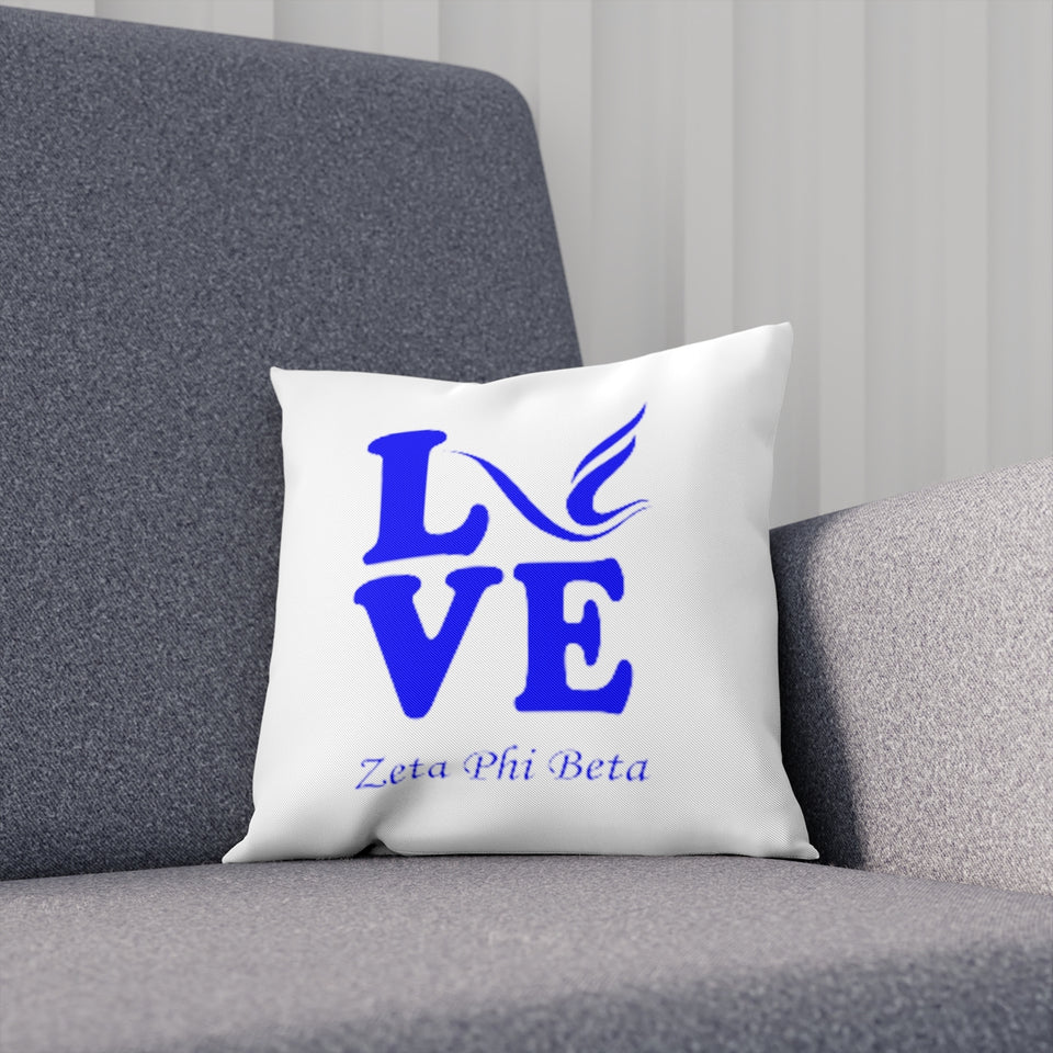 Zeta Phi Beta "Love" Cushion