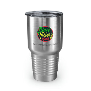 Black Financial Advisors Matter Ringneck Tumbler, 30oz