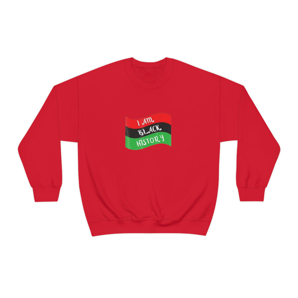 I Am Black History Unisex Heavy Blend™ Crewneck Sweatshirt