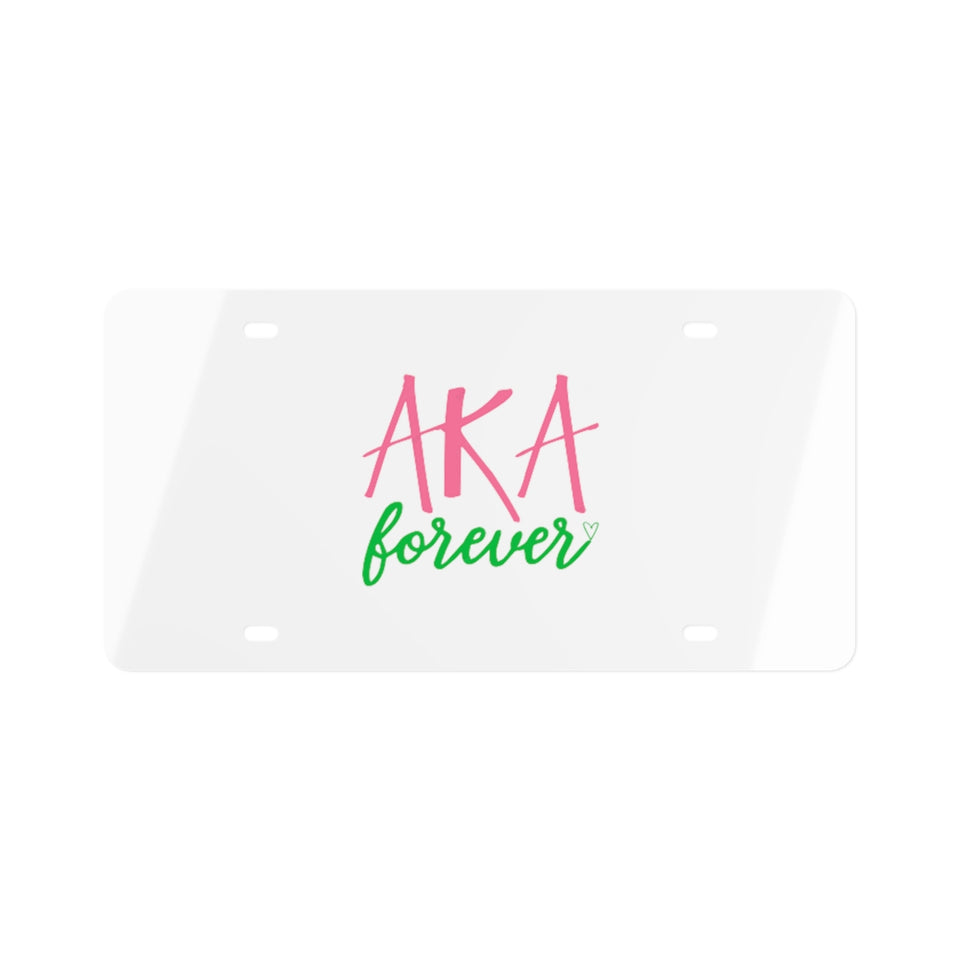 AKA Forever License Plate