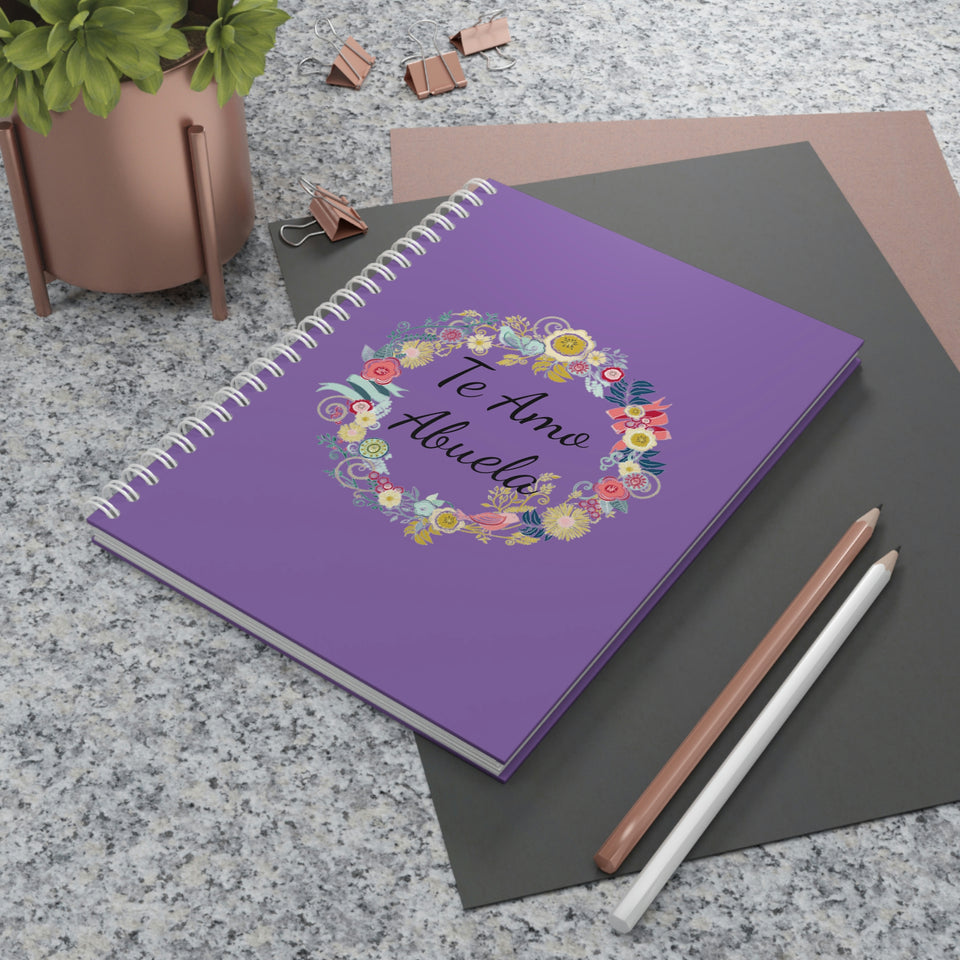 I Love You Grandma Spanish Spiral Notebook