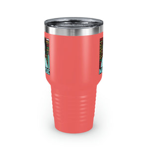 Black Nurse Ringneck Tumbler, 30oz