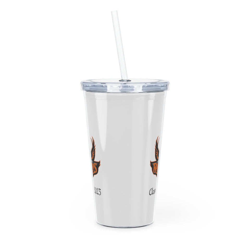 Rocky River Class of 2023 Plastic Tumbler with Straw