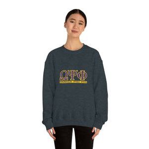 Omega Psi Phi Unisex Heavy Blend™ Crewneck Sweatshirt