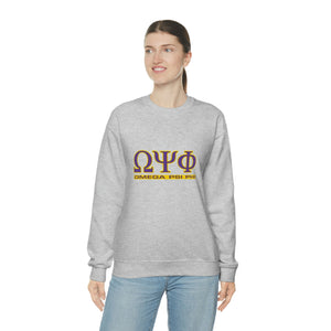 Omega Psi Phi Unisex Heavy Blend™ Crewneck Sweatshirt
