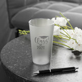 Class of 2023 Frosted Pint Glass, 16oz