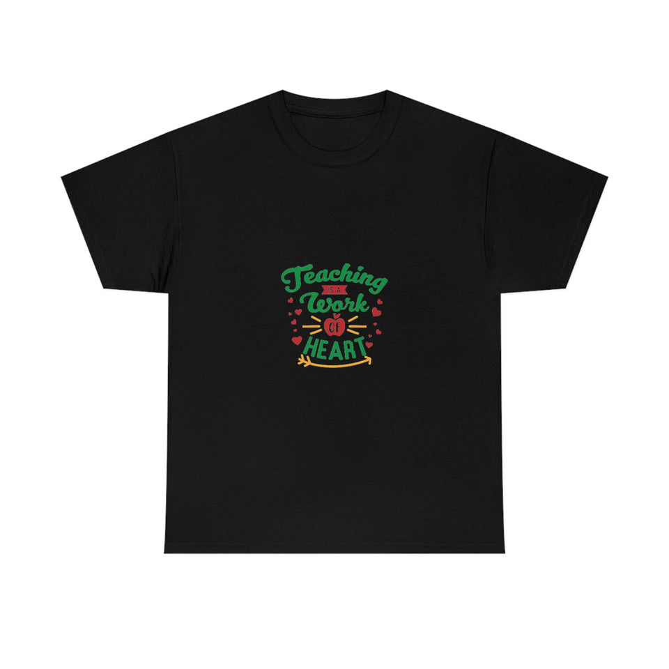 Work of Heart Cotton Tee