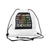 I Celebrate Outdoor Drawstring Bag