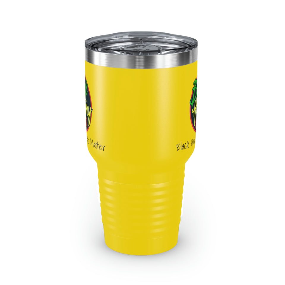 Black Hair Stylists Matter 30oz Ringneck Tumbler