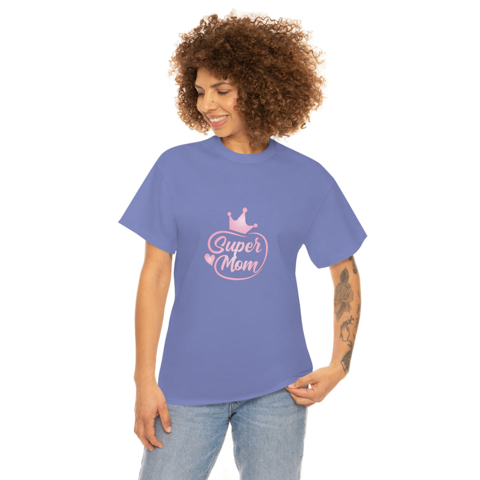 Super Mom Unisex Heavy Cotton Tee