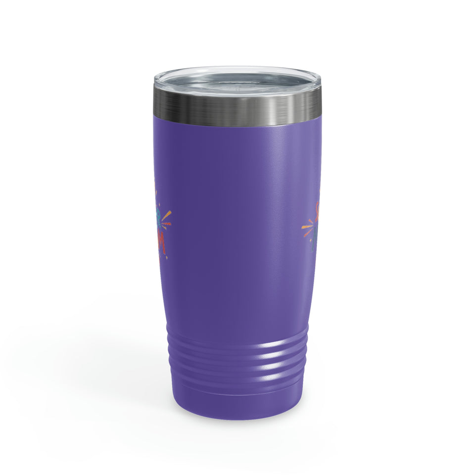 Super Mom Ringneck Tumbler, 20oz