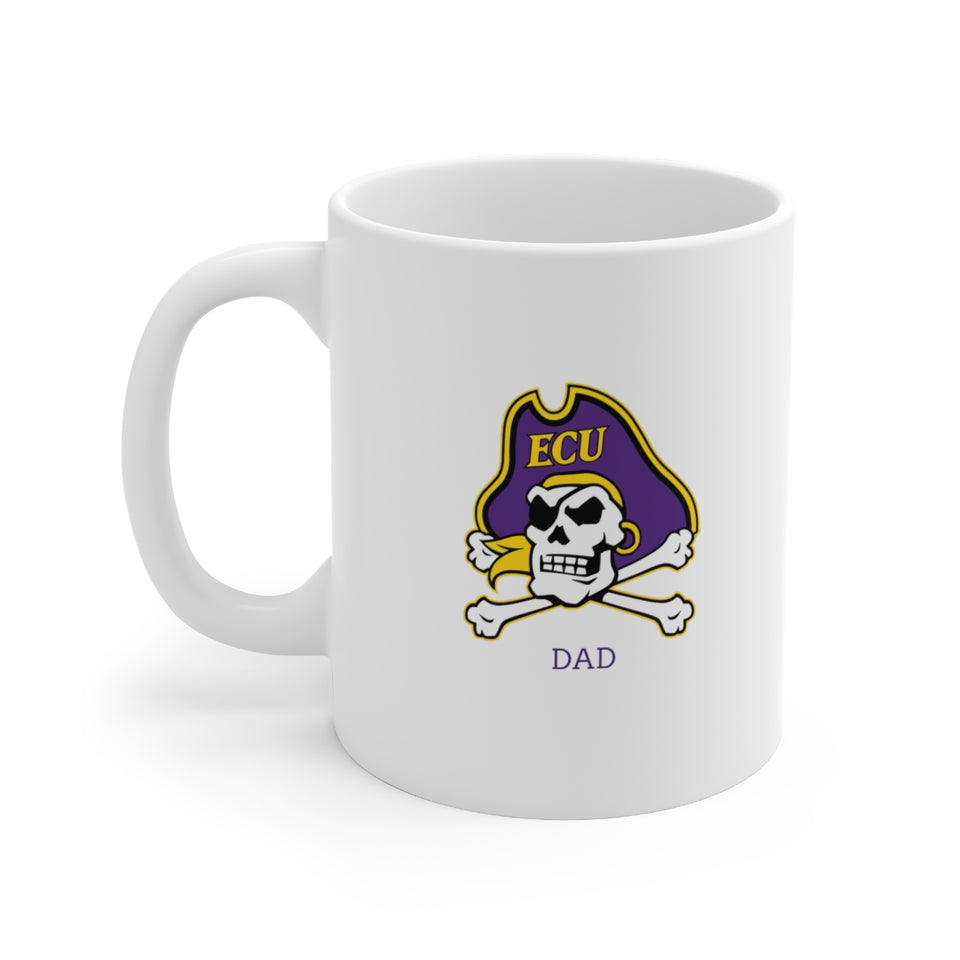 East Carolina Dad Ceramic Mug 11oz