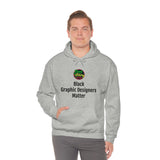 Black Graphic Designers Matter Hooded Sweatshirt