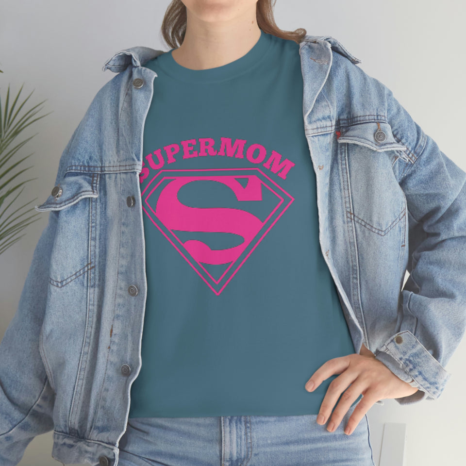 Super Mom Unisex Heavy Cotton Tee