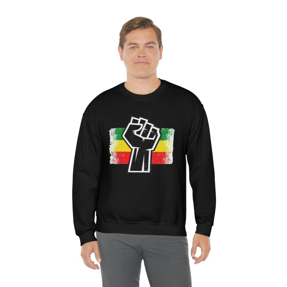 Black Fist Unisex Heavy Blend™ Crewneck Sweatshirt