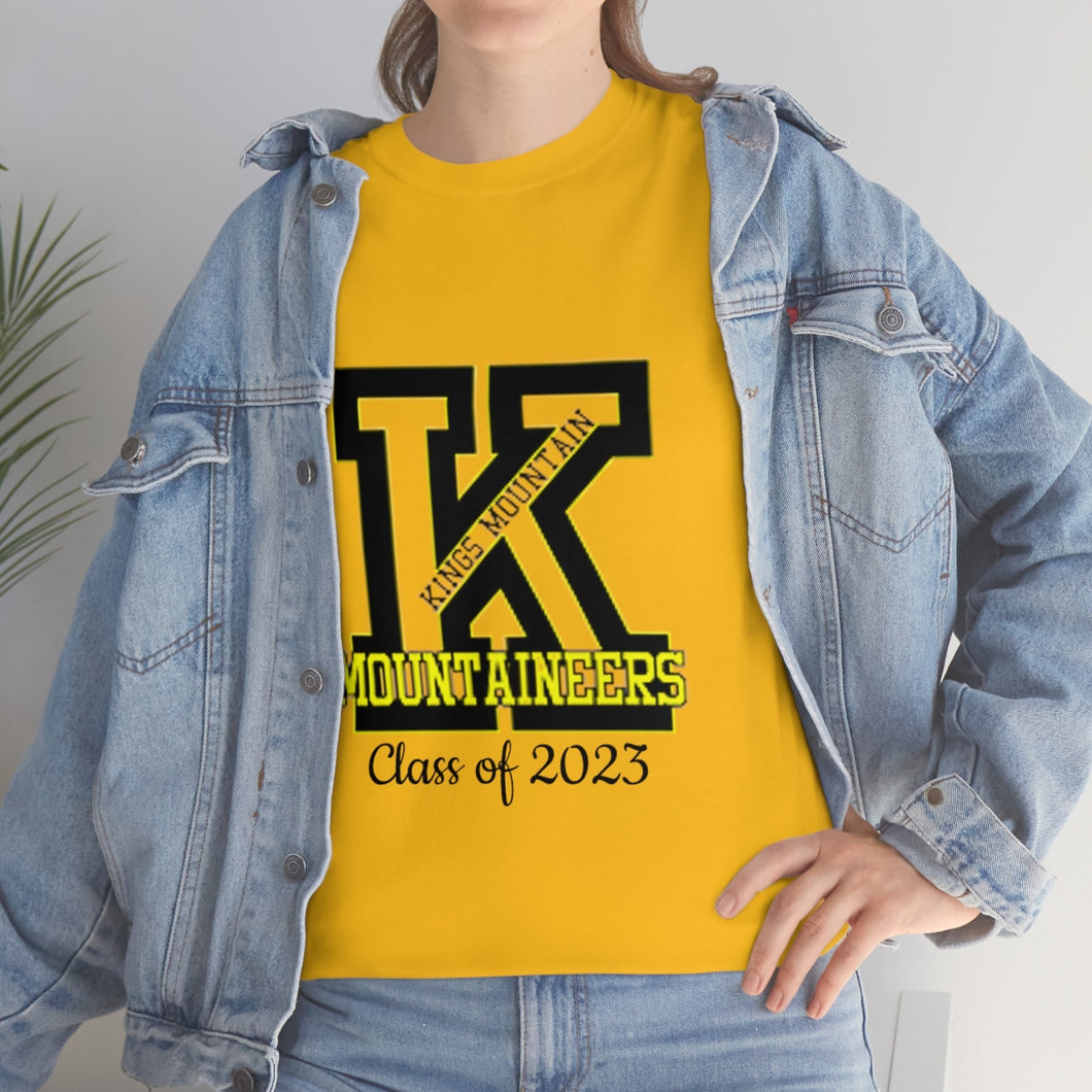 Kings Mountain High School Class of 2023 Unisex Heavy Cotton Tee