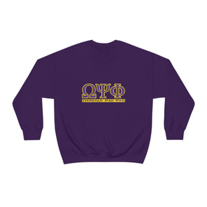 Omega Psi Phi Unisex Heavy Blend™ Crewneck Sweatshirt