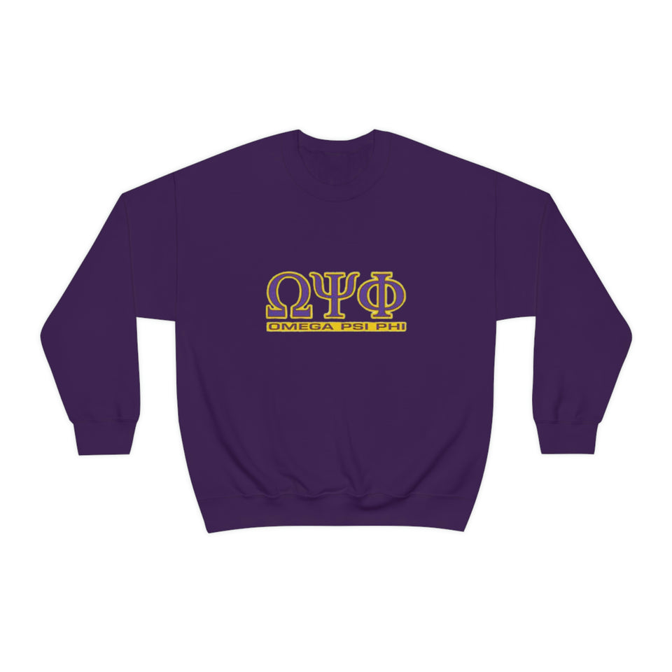 Omega Psi Phi Unisex Heavy Blend™ Crewneck Sweatshirt