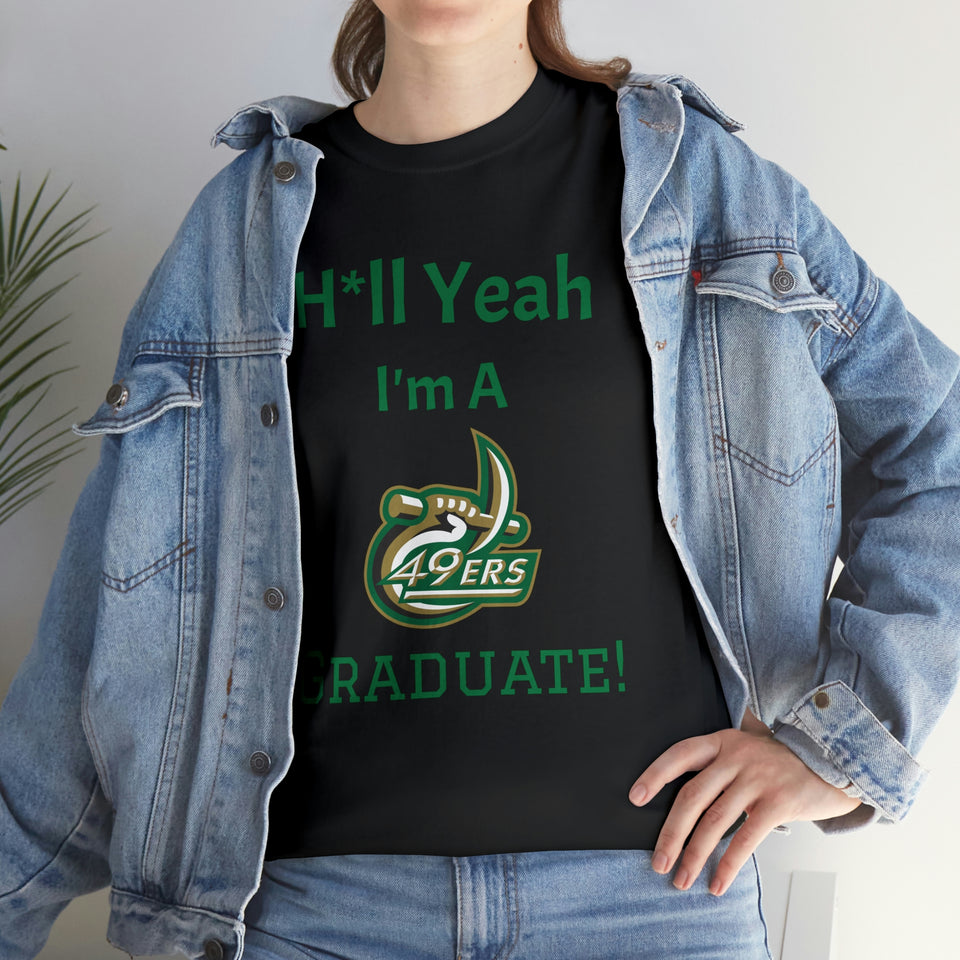 H*ll Yeah! UNC Charlotte Senior Unisex Heavy Cotton Tee