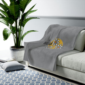 Best Mom Ever Velveteen Plush Blanket