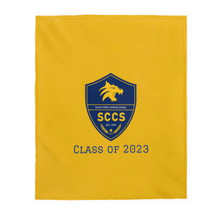 Sugar Creek Charter Class of 2023 Velveteen Plush Blanket