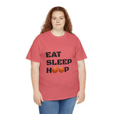 Eat Sleep Hoop Unisex Heavy Cotton Tee