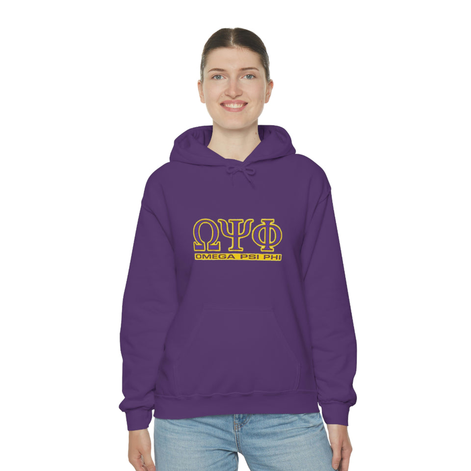 Omega Psi Phi Unisex Heavy Blend™ Hooded Sweatshirt