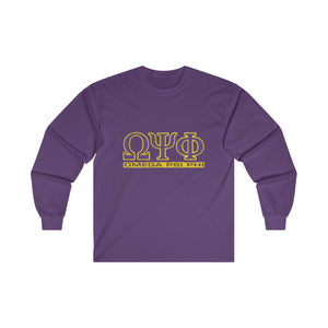 Omega Psi Phi Ultra Cotton Long Sleeve Tee