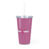 Earth Angel Plastic Tumbler with Straw