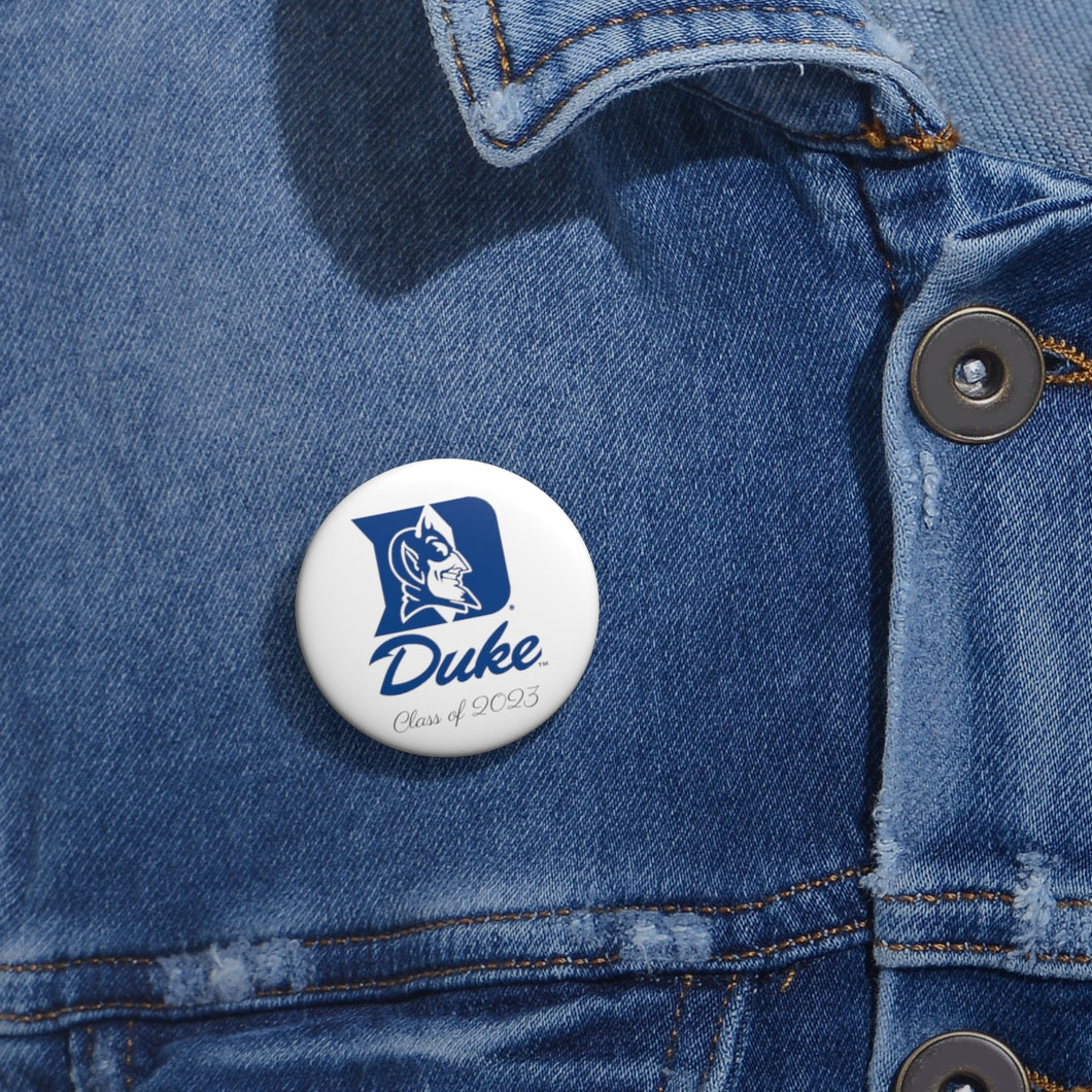 Duke Class of 2023 Custom Pin Buttons