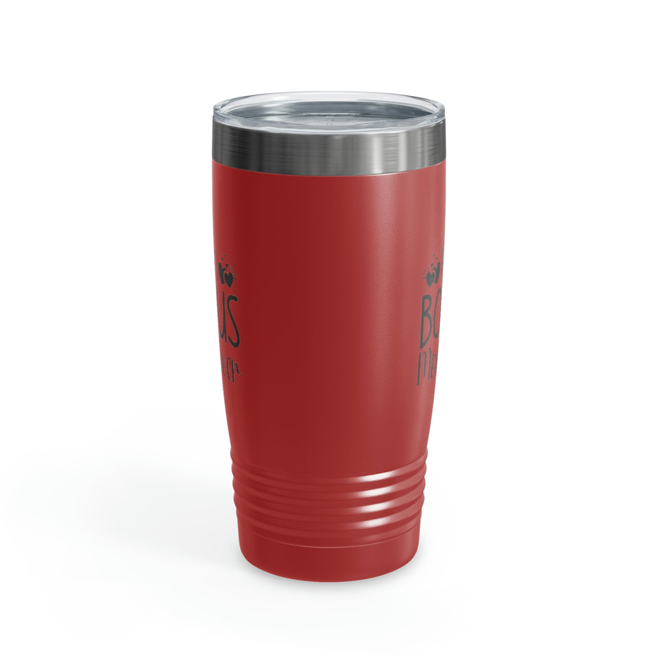 Best Bonus Mom Ever Ringneck Tumbler, 20oz