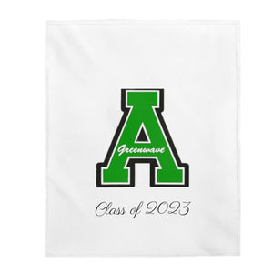 Ashbrook Class of 2023 Velveteen Plush Blanket