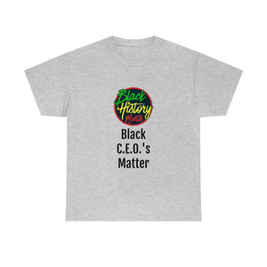 Black C.E.O.'s Matter Cotton Tee
