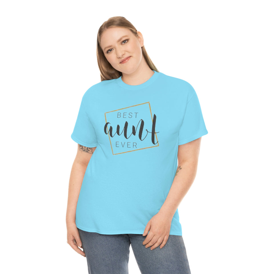 Best Aunt Ever Unisex Heavy Cotton Tee