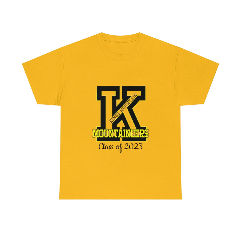 Kings Mountain High School Class of 2023 Unisex Heavy Cotton Tee
