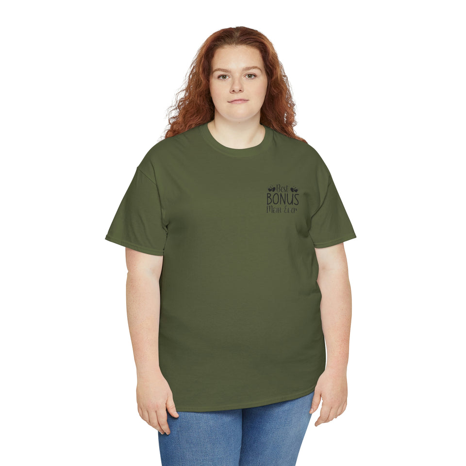 Best Bonus Mom Ever Unisex Heavy Cotton Tee