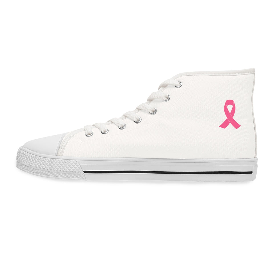 Breast Cancer Awareness High Top Sneakers