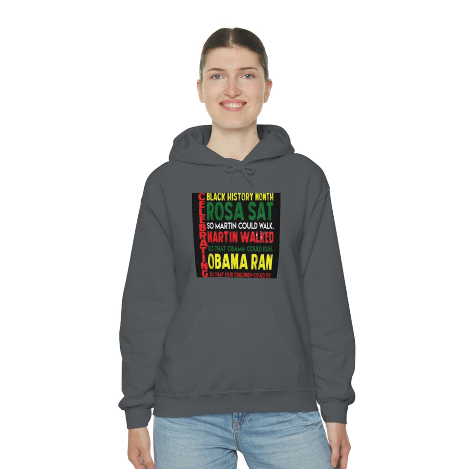 Celebrating Black History Month Unisex Heavy Blend™ Hooded Sweatshirt