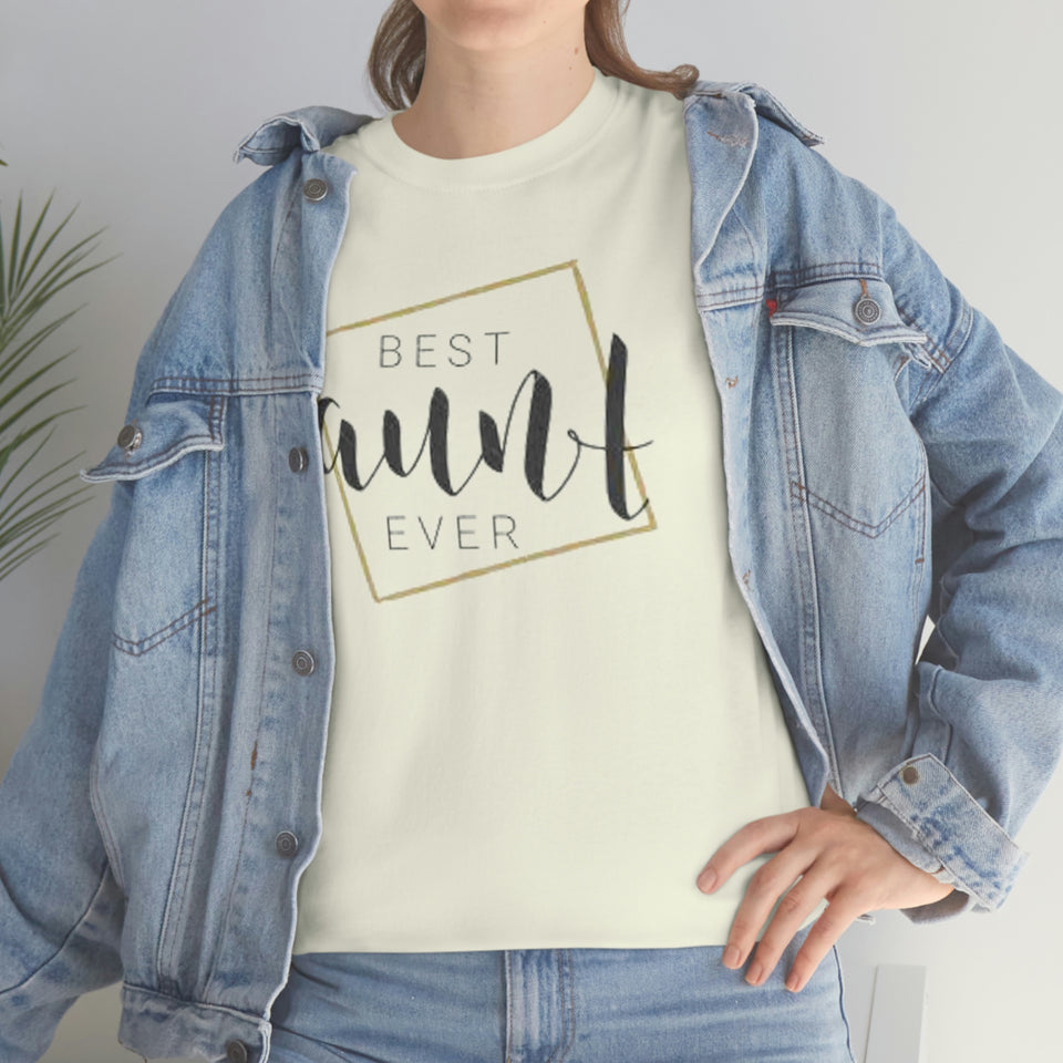 Best Aunt Ever Unisex Heavy Cotton Tee