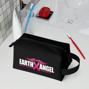 Earth Angel Black Toiletry Bag