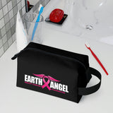 Earth Angel Black Toiletry Bag
