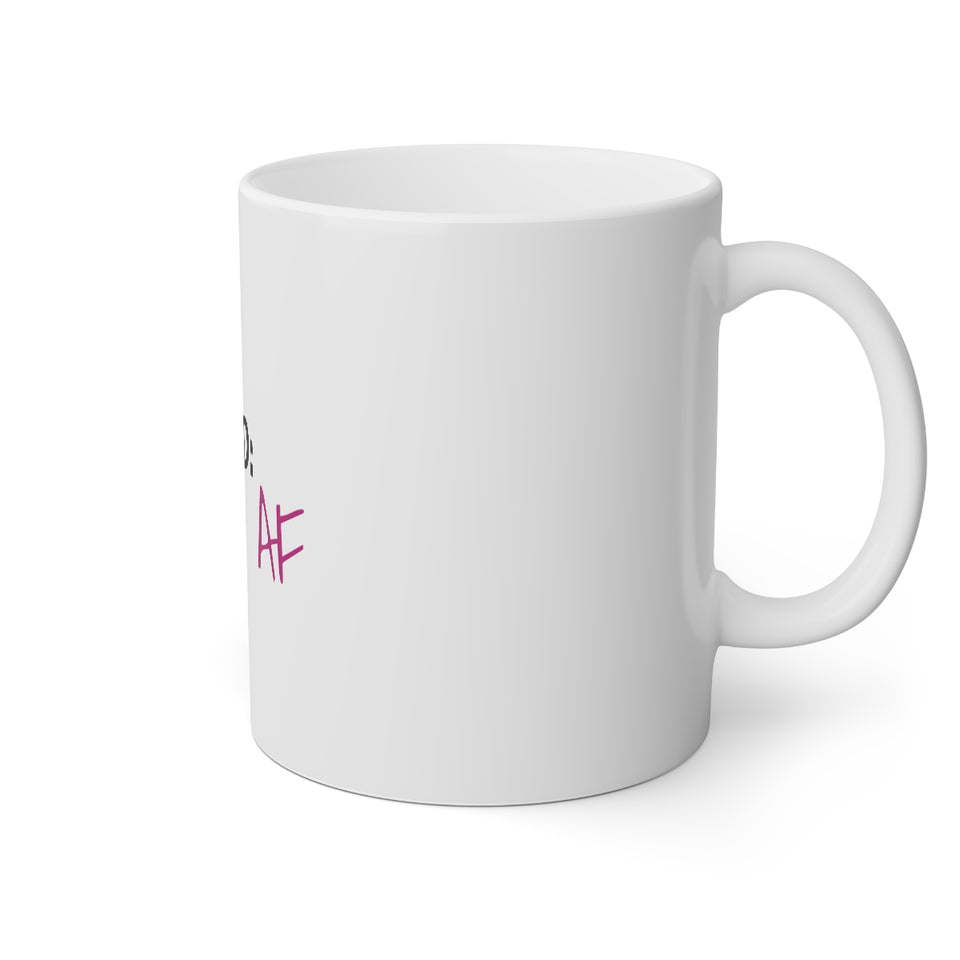 Mood Sassy AF White Mug, 11oz