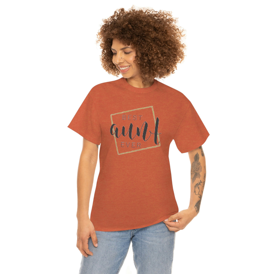 Best Aunt Ever Unisex Heavy Cotton Tee